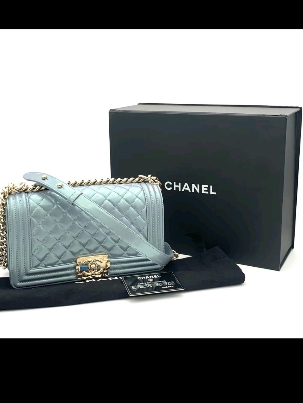 CHANEL Patent Leather